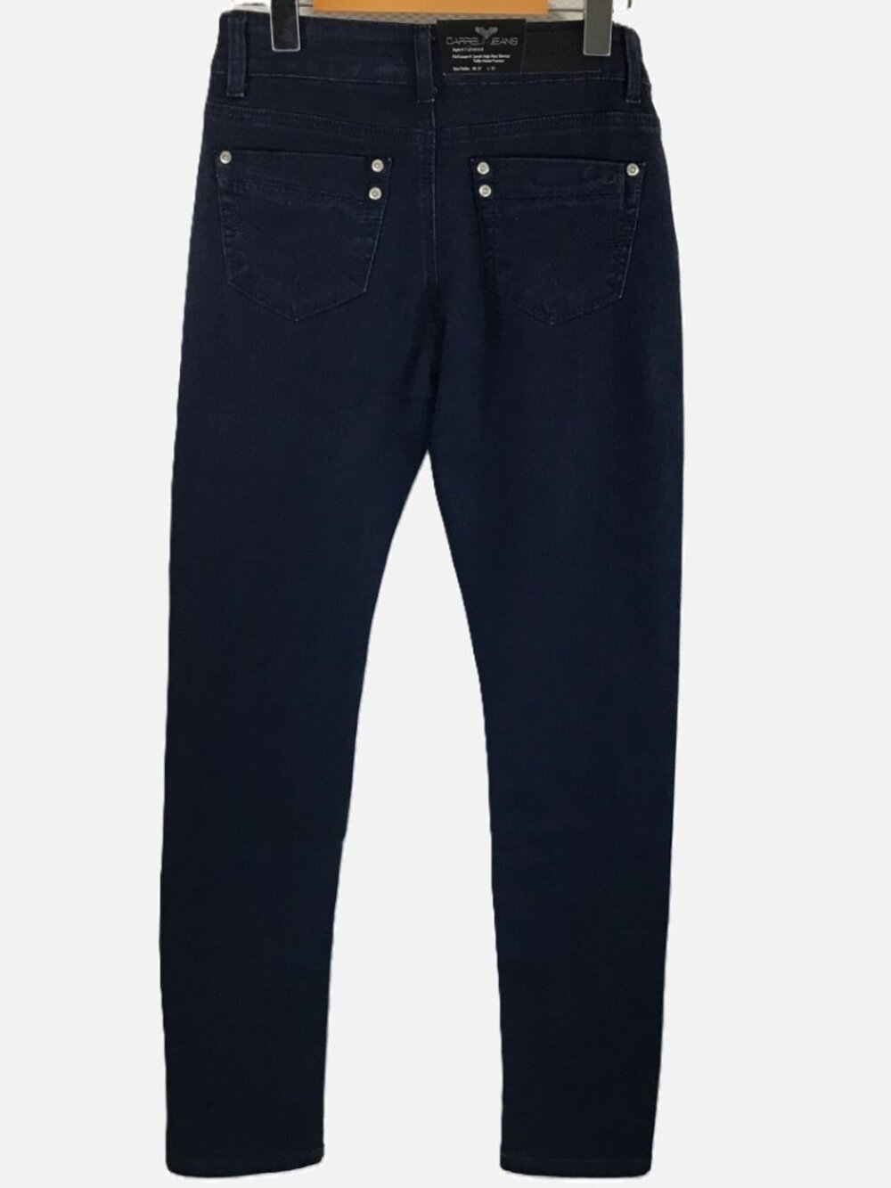New Dark Blue Wash Carreli Jeans • Skinny Straight Stretch • NWT Size 27 - Picture 6 of 11